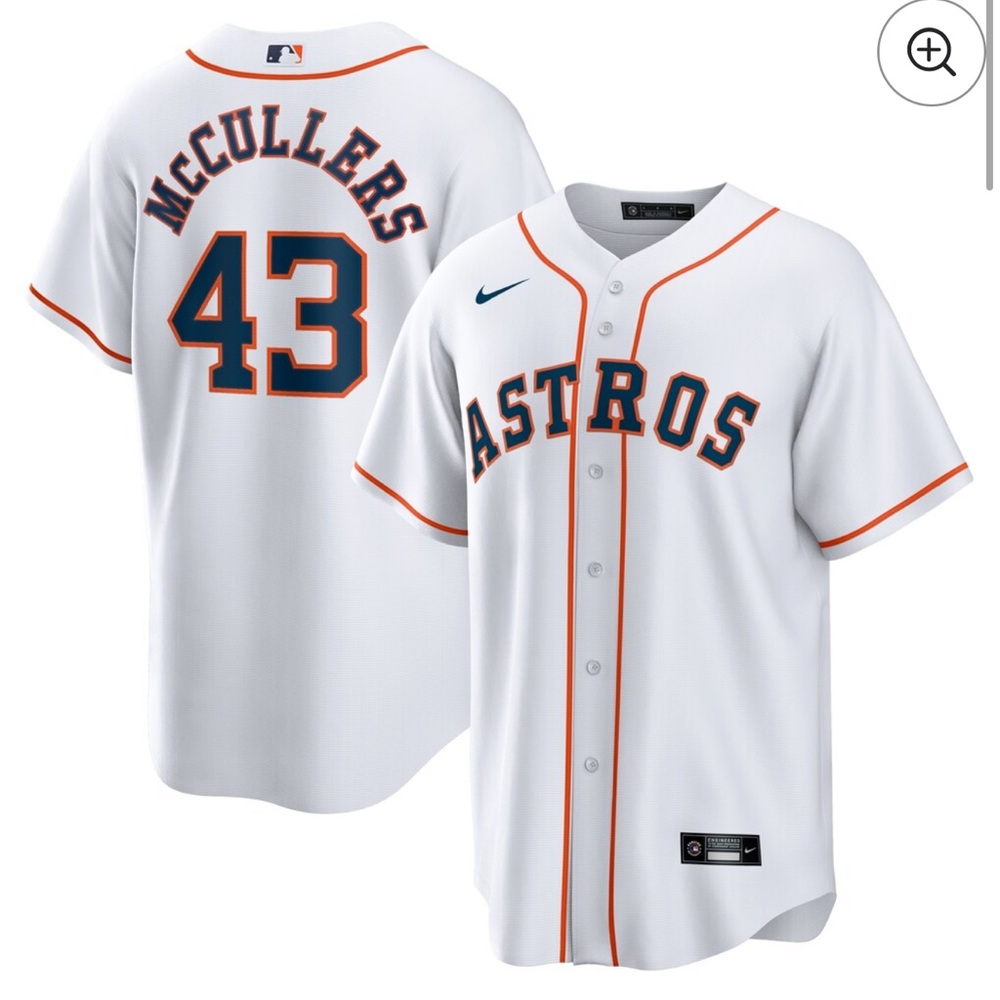 Limited edition Astros world series champions 2022 jersey Lance McCullers